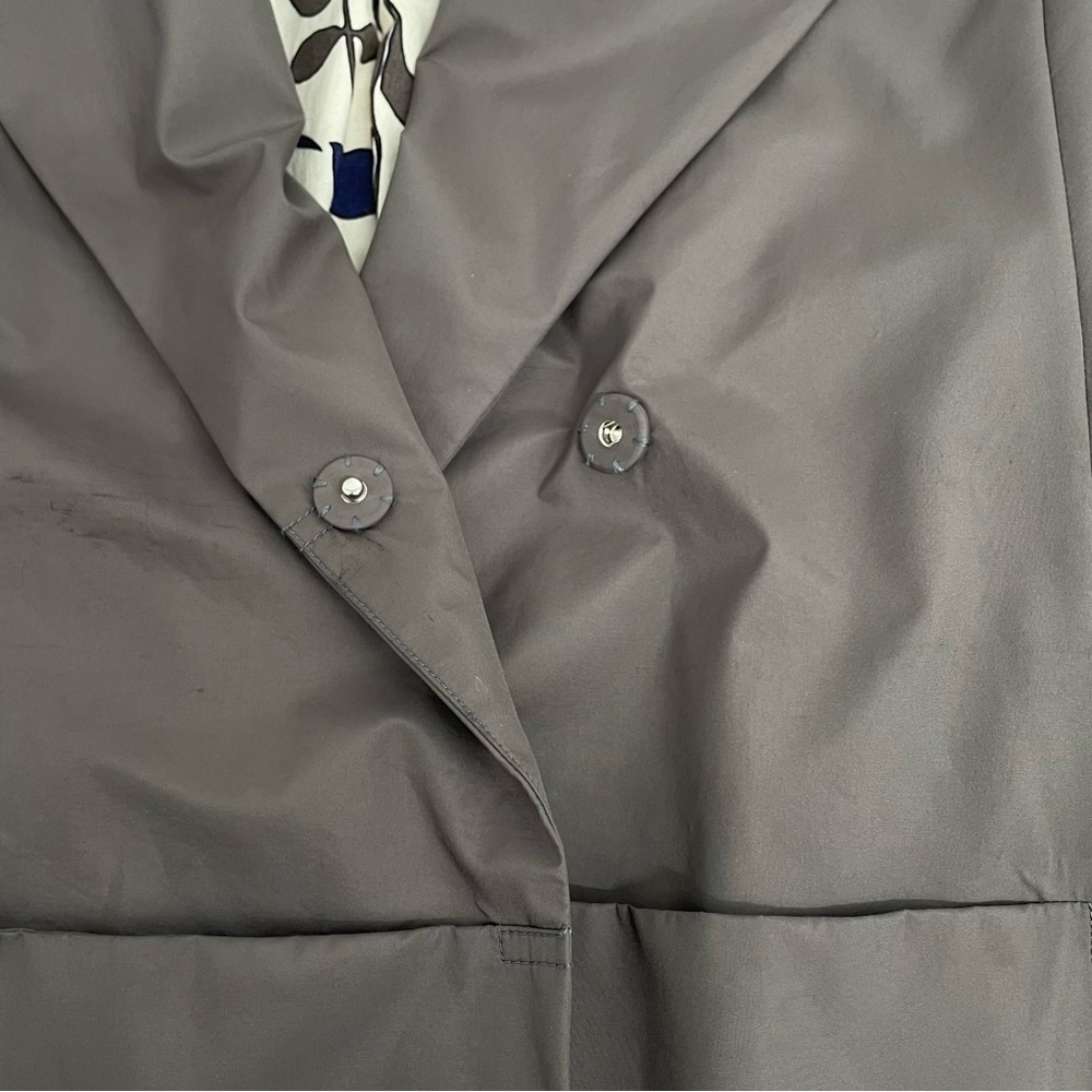 Aritzia Wilfred Trench Coat Women’s L Lined Button Up Belted Front Pockets - Picture 5 of 14